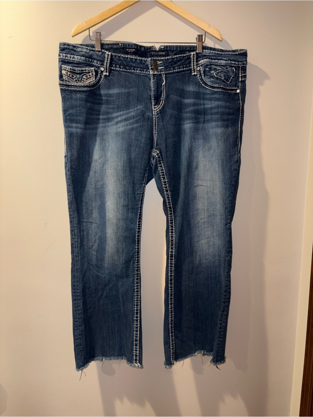 Vigoss Chelsea Embellished Jeans Plus Size 24